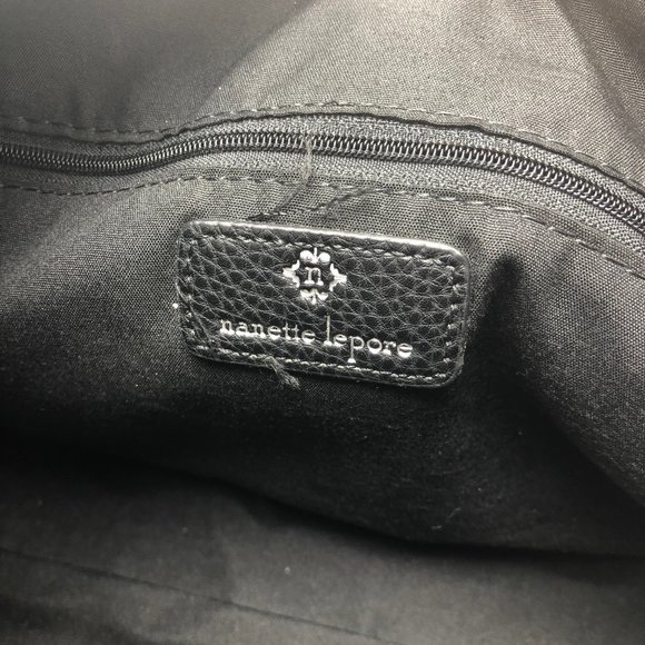 Nanette Lepore Purse Black Shoulder Bag - Picture 3 of 4